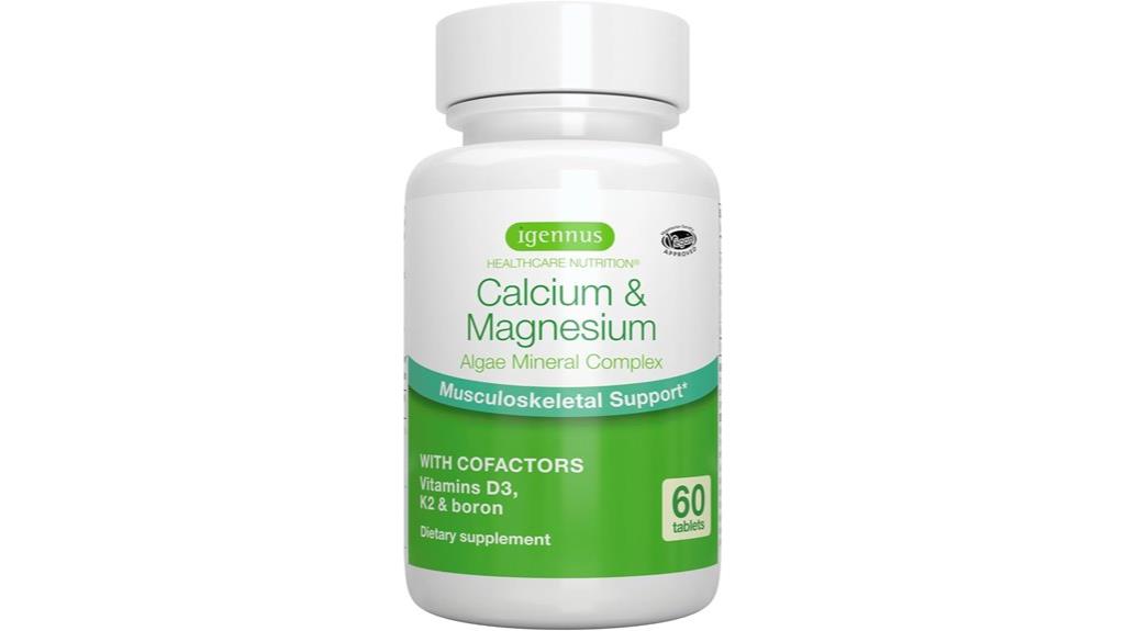 algae based calcium and magnesium