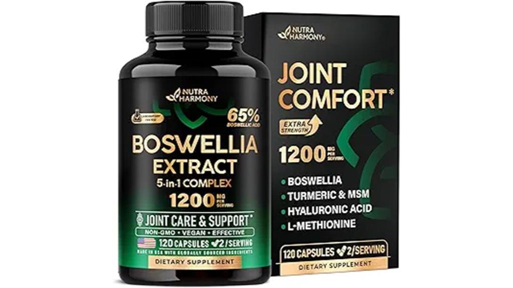 boswellia supplement effectiveness evaluated