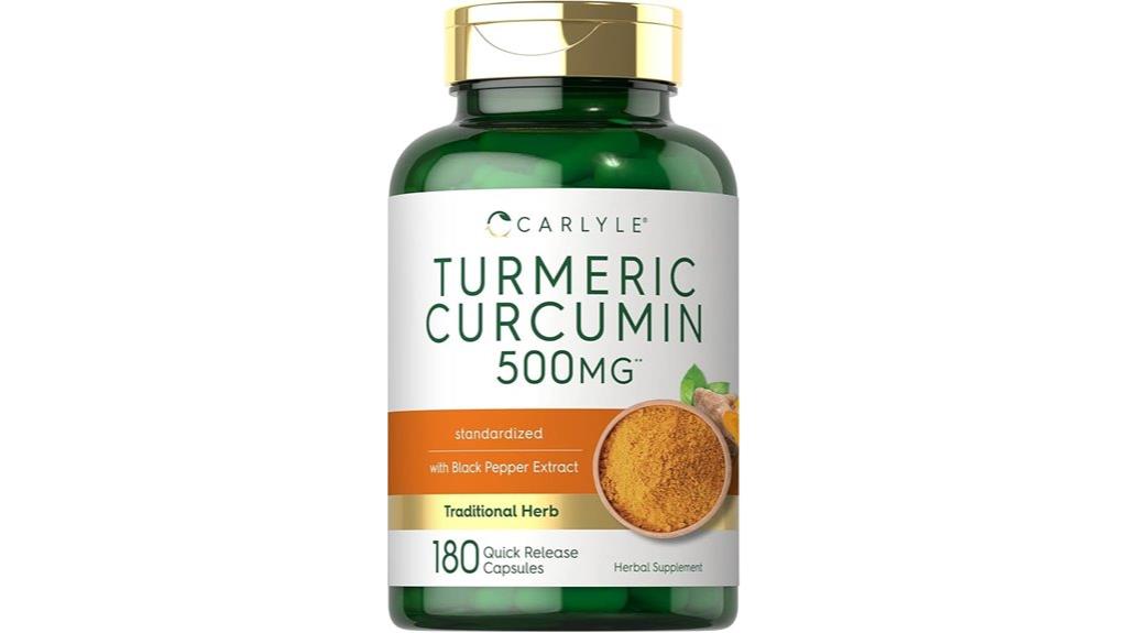 carlyle turmeric curcumin review