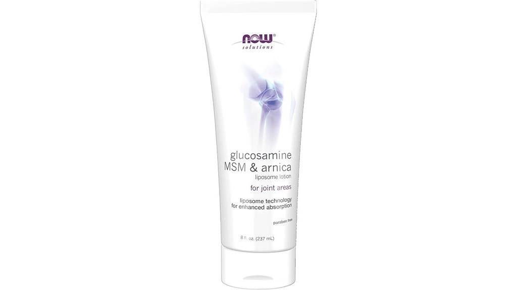 glucosamine lotion pain relief