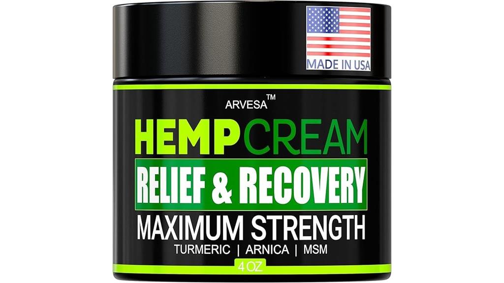 hemp cream joint relief