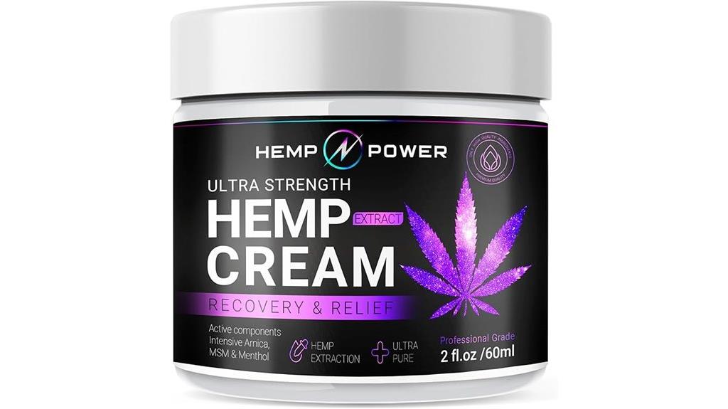 hemp muscle relief cream