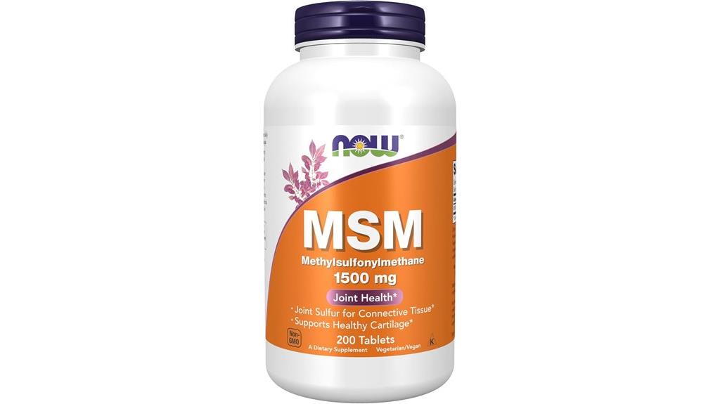 msm for joints and skin