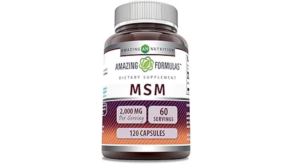 msm supplement effectiveness evaluated