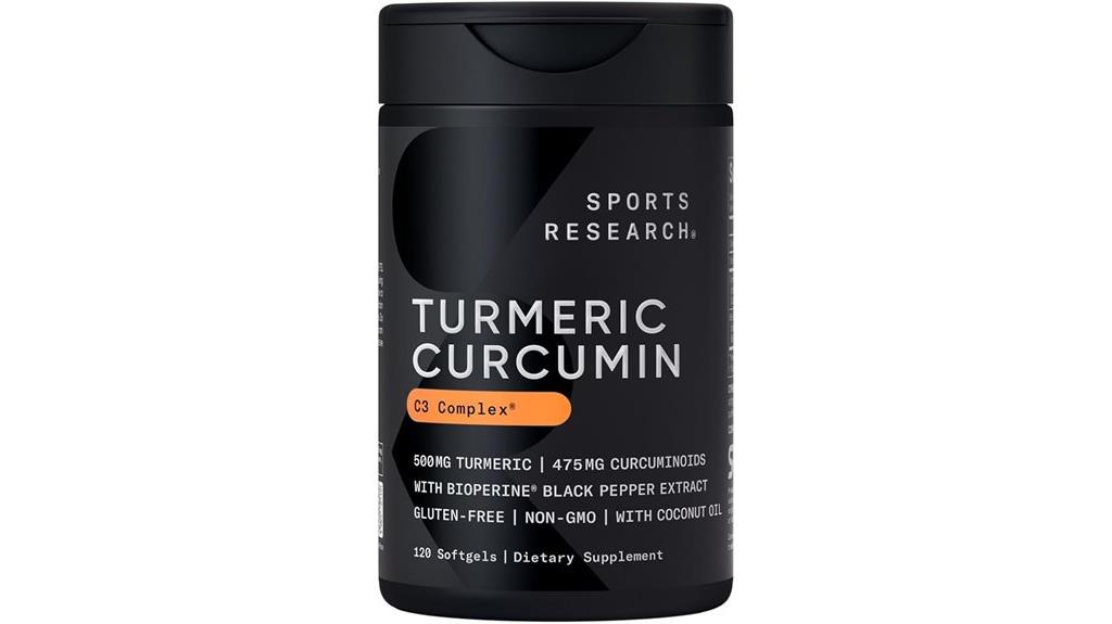 turmeric curcumin supplement evaluation